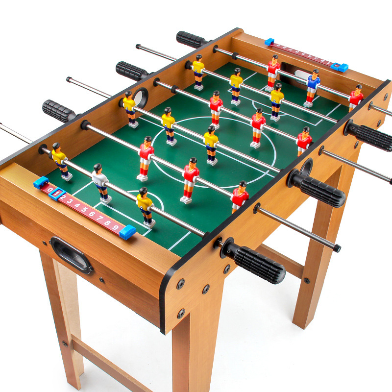 Nuevo juguete de mesa de fútbol de mesa para niños grande mesa de fútbol de seis polos mesa de fútbol de interior juego de escritorio al por mayor