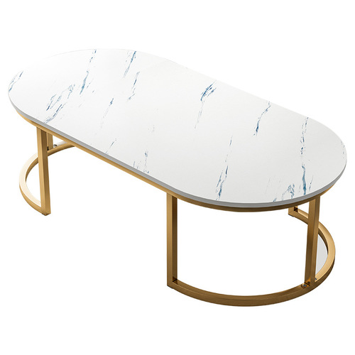 Luxury Coffee Table for Living Room, Home Use, Small Apartment, Modern and Simple, Creative, Internet Famous, Double Layer, Mini Tea Table 