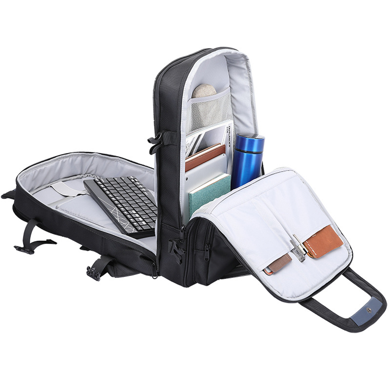 국경 간 로고 남성 패션 여행 배낭 도난 방지 컴퓨터 비즈니스 배낭 대용량 컴퓨터 가방