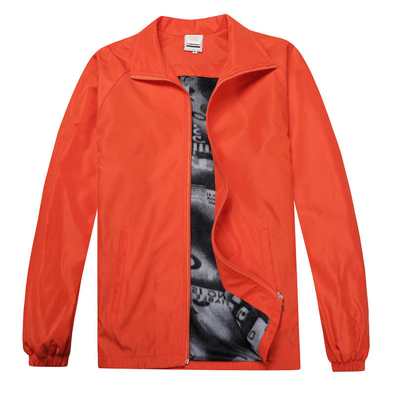 스탠드 칼라 오렌지