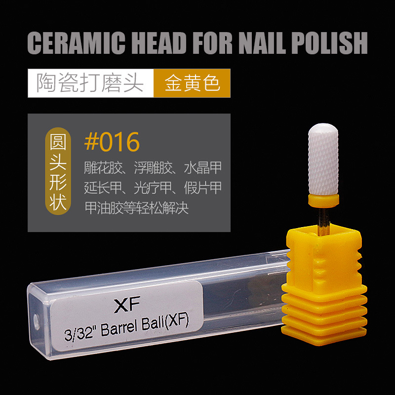 Nuevos productos transfronterizos de molienda de cerámica de manicuras, una sola pieza de molienda eléctrica cilíndrica de maíz en forma de cohete, molienda de accesorios