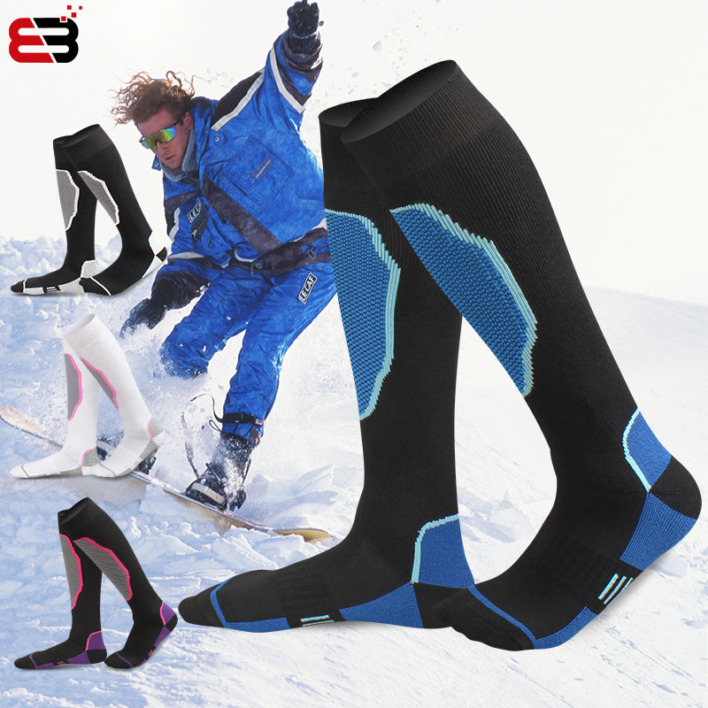 Men's and Women's Ski Socks Children's Winter Long Thickened Warm Socks Quick-drying Skating Hiking High-barrel Mountaineering Sports Socks Men's and Women's Ski Socks Children's Winter Long Thickened Warm Socks Quick-drying Skating Hiking High-barrel Mountaineering Sports Socks