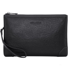 英皇保罗新款手拿包男商务简约文件包男大容量纯牛皮信件包男零售