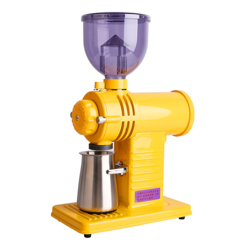 Optional 110V commercial electric small Fuji bean grinder single product ghost tooth grinding disc small steel cannon coffee bean grinding home