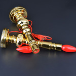 电蜡烛 供灯 财神灯 长明灯 佛前灯 合金电烛台 关公灯