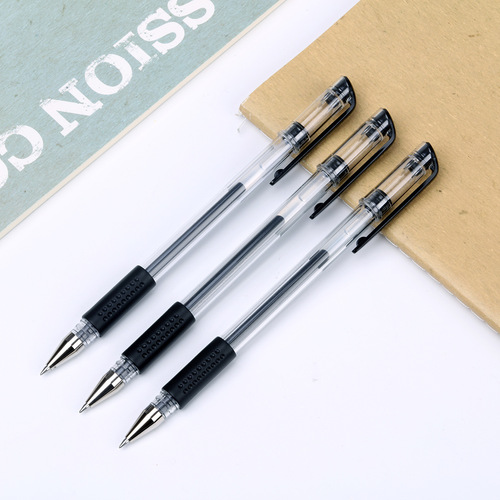 Delicate 6600ES Neutral Pen for Students with Bullet Tip 0.5mm Exam Water Pen Black Office Signature Pen