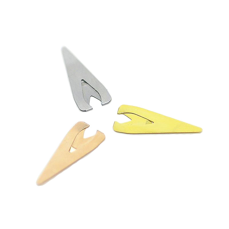 Stagton metal hueco en forma de corazón marcador posicionamiento etiqueta de fábrica de tres colores patente al por mayor productos de negocios creativos