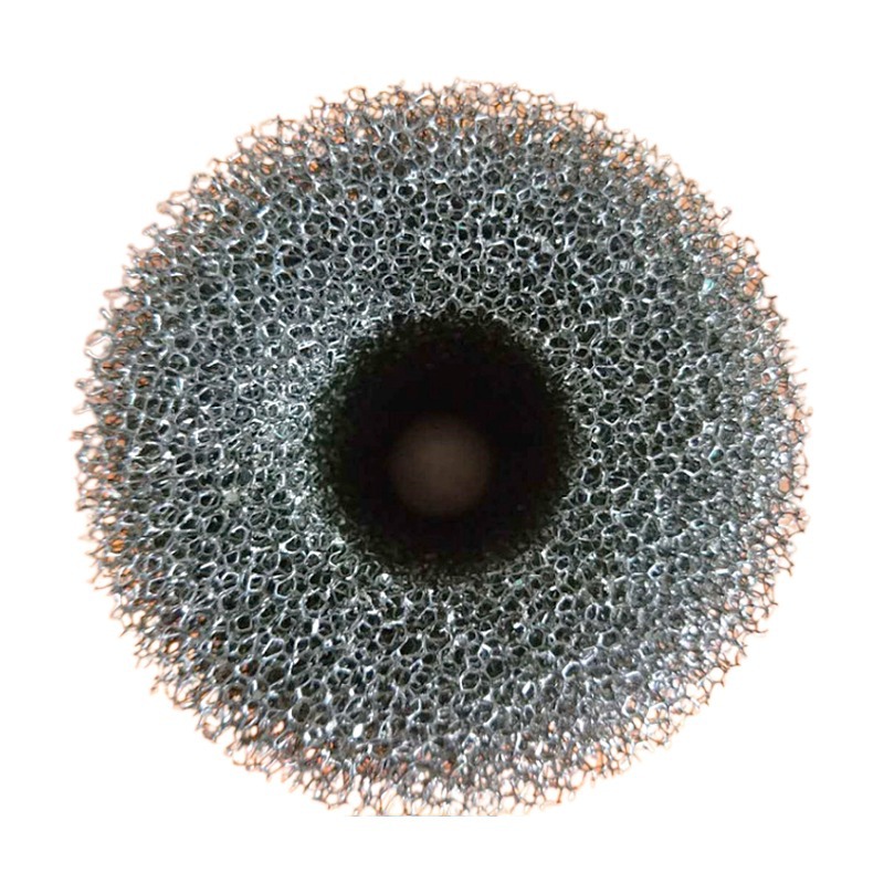 厂家批发透气耐撕拉开孔吸附油污海绵圆饼 高密度减震填充过滤棉