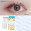 Transparent false eyelashes, fairy comics, natural makeup