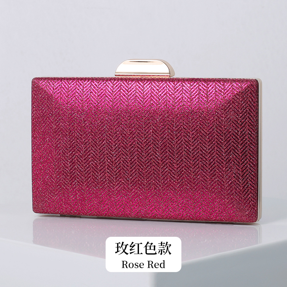 Nueva moda europea y americana pu noche bolsa banquete embrague bolsa versátil hombro bolsa transfronteriza Amazon suministro entrega