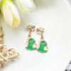 Cute cartoon earrings, fresh children's short ear clips, Korean style, simple and elegant design, no pierced ears, internet celebrity