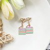 Cute cartoon earrings, fresh children's short ear clips, Korean style, simple and elegant design, no pierced ears, internet celebrity