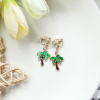 Cute cartoon earrings, fresh children's short ear clips, Korean style, simple and elegant design, no pierced ears, internet celebrity