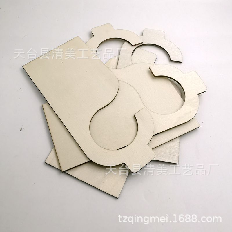 80*180mm piezas de madera decorativas piezas de madera decorativas 10 piezas en un paquete