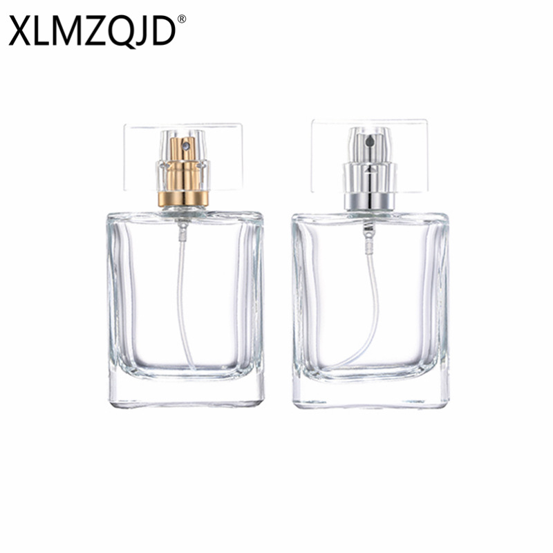 现货供应B013-50ml 透明香水喷雾瓶化妆品分装瓶便携式玻璃空瓶子