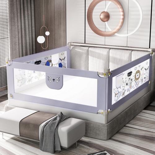 Bed guardrail baby baby anti-fall protection rail children's bed guard board bed edge anti-drop safety bed fence universal