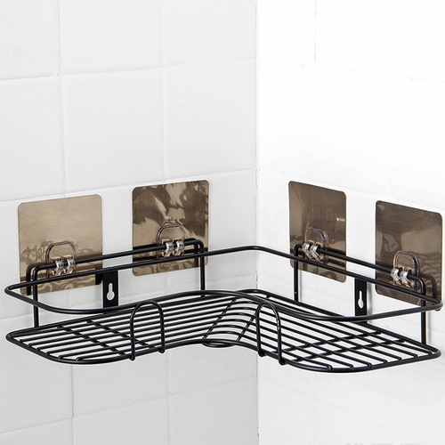 No punching, no trace sticker buckle, stainless steel storage rack claw buckle, strong transparent brushed, traceless claw buckle sticker