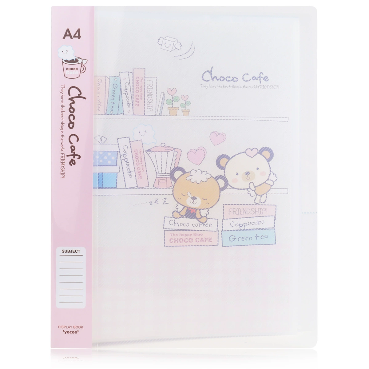 Deli 96153 Data Book A4 File Book 40 Pages 40 Page Page Clating A4 Data Book