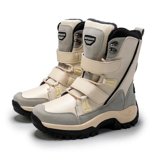 2024 Autumn and Winter Plush Cotton Boots Thickened Cotton Shoes Warm Snow Boots Mid-calf Women's Boots Amazon Cross-Border European and American Women