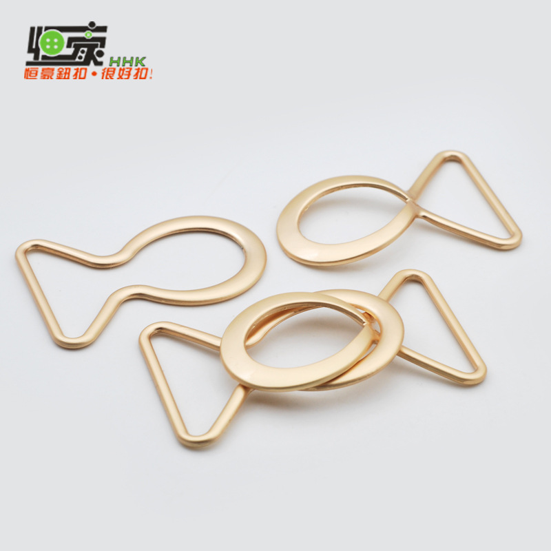 Metal hebilla simple 8 en forma de hebilla de todo partido cinturón hebilla abrigo cortavientos DIY ropa botón accesorios aleación