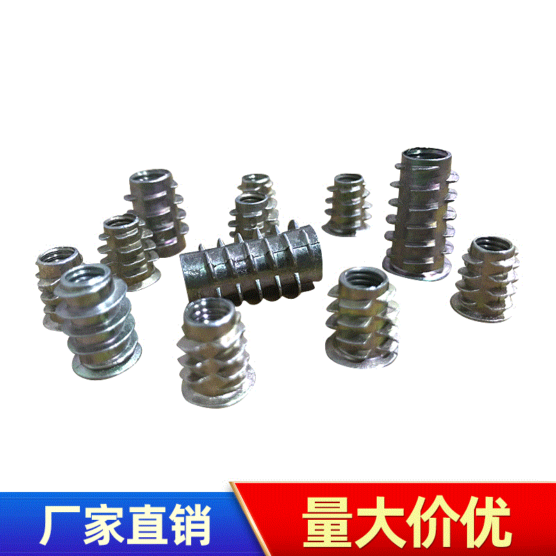 英制美制螺纹内外牙锌合金螺丝内牙预埋家具螺母梯形螺母厂家供应