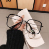 Xiaohongshu myopia glasses women's net red model can be equipped with a degree of black eyes frame round face lean plain face Korean male