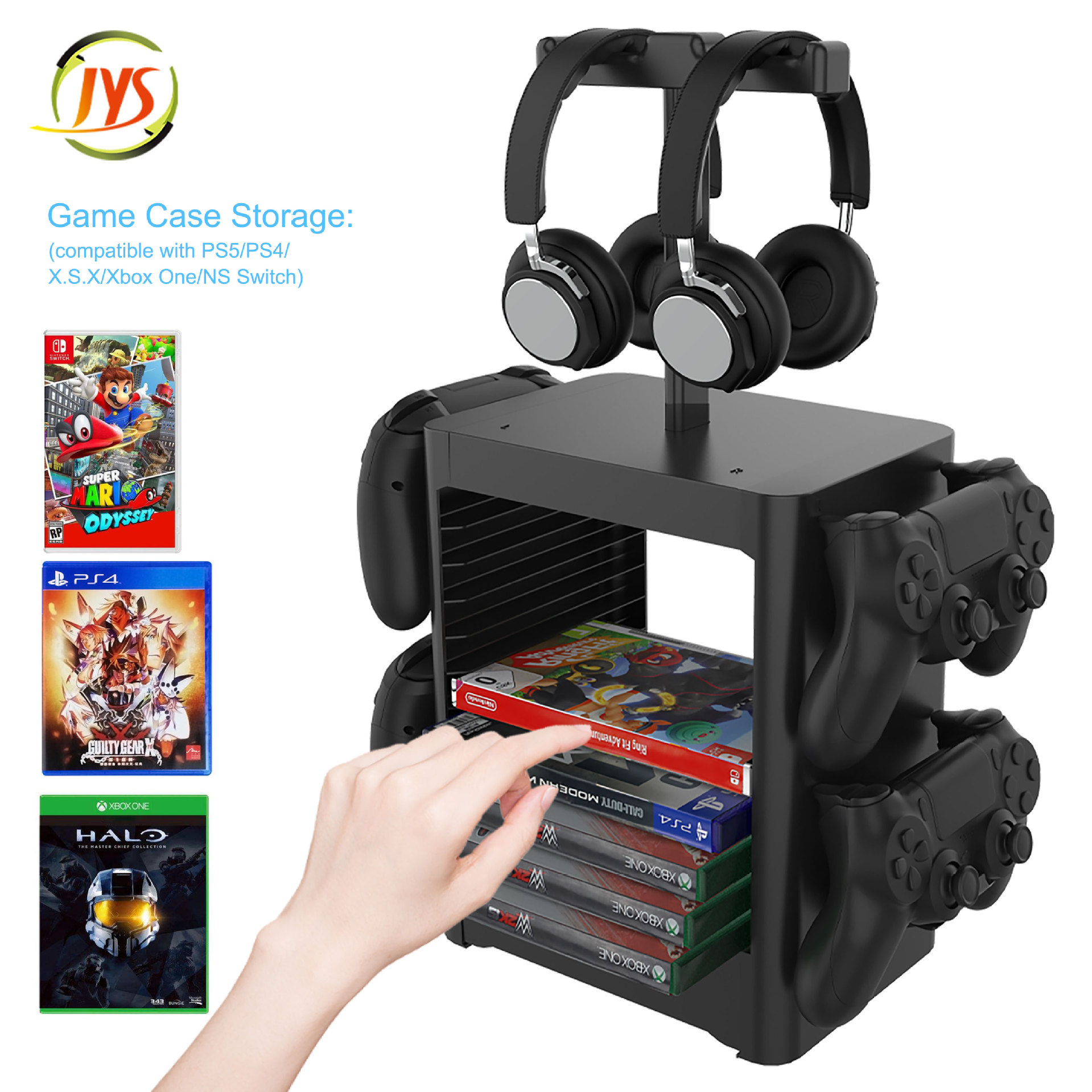 PS5 host disc storage box can store the headset handle XONES SWITCH…