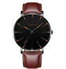 Quartz swiss watch for leisure, wish, Korean style, simple and elegant design