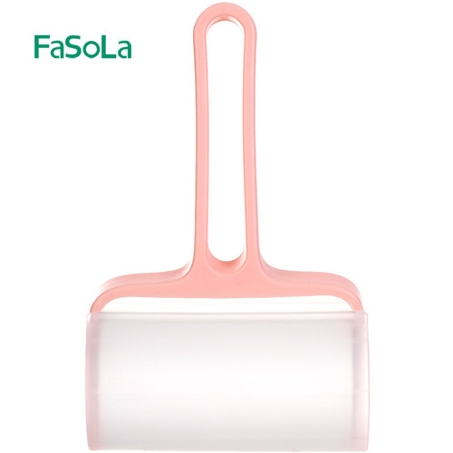 FaSoLa simple dust paper lint sticker removable lint roller type clothes dust removal roller brush felt lint dipper