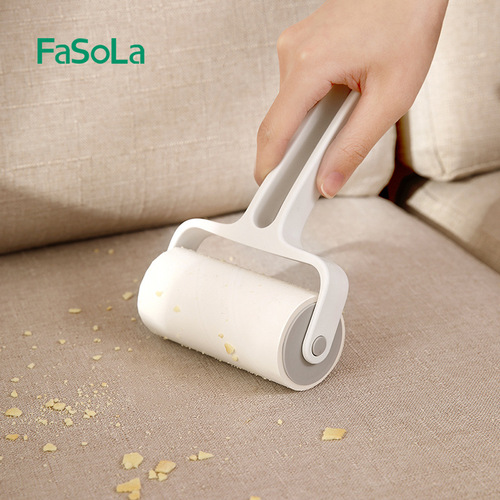 FaSoLa simple dust paper lint sticker removable lint roller type clothes dust removal roller brush felt lint dipper