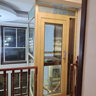 Villa elevator 2nd floor, 3rd floor, 45th floor, indoor and outdoor sightseeing, duplex hydraulic traction home elevator