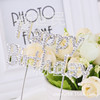 Happy brithday wedding cake plug -in biography happy celebration wedding jewelry accessories fork