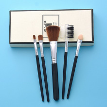 厂家直销新款粉红五件套刷化妆眼影刷唇刷学生款美妆工具一件代发