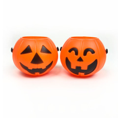 芯悦越境ハロウィン装飾用品 子供用持ち運び式パンプキン缶 キャンディバケツ パンプキンバケツ パンプキンバケツ 在庫あり