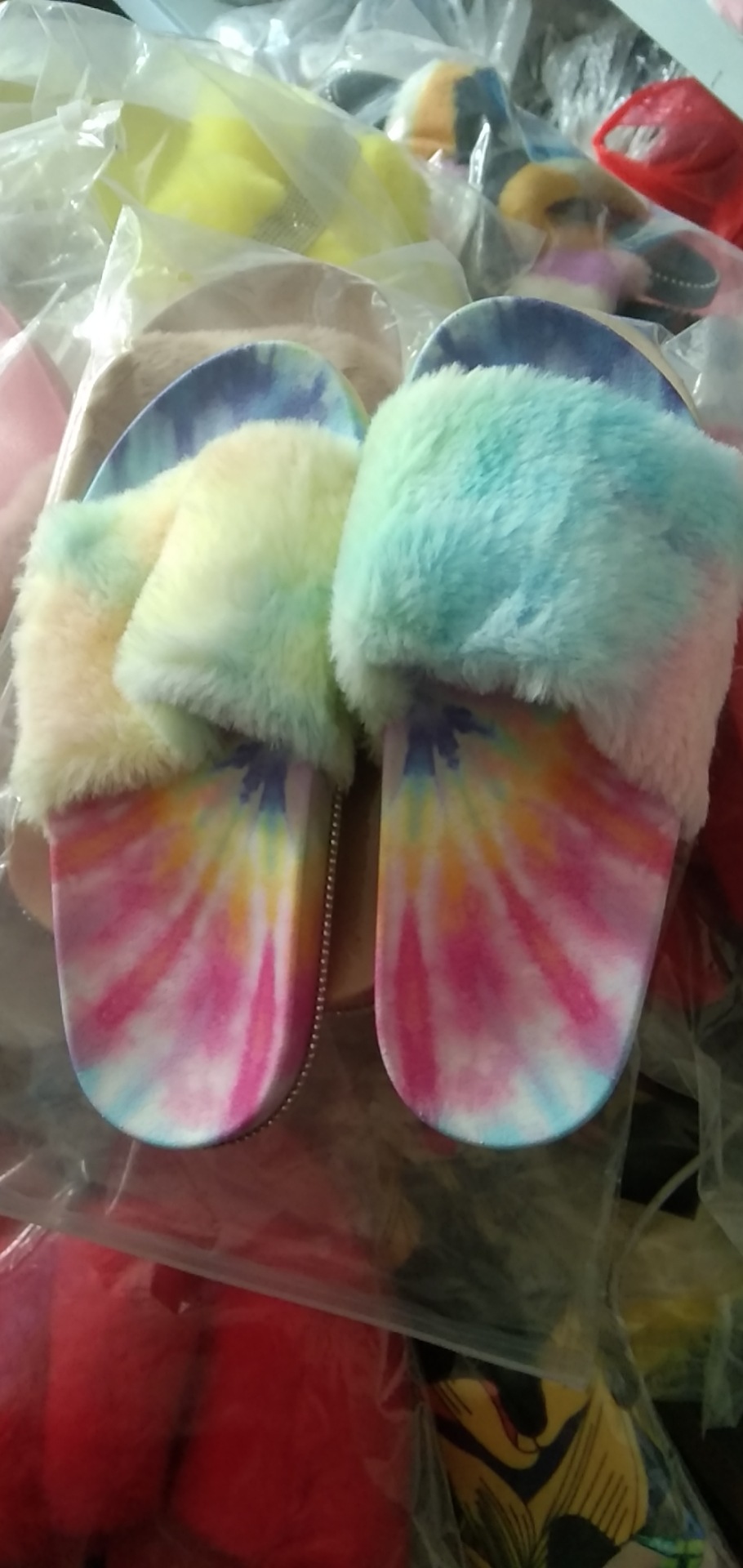 2021 nuevos zapatos de mujer de comercio exterior zapatos de mujer transfronterizos sandalias de plataforma de diamantes de imitación de felpa zapatos de mujer Zapatillas peludos zapatos de mujer