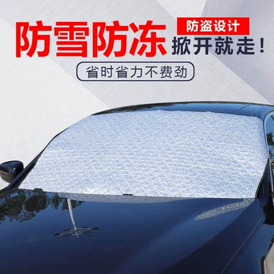 Anti-Snow Cover for the Front — Car snow shield