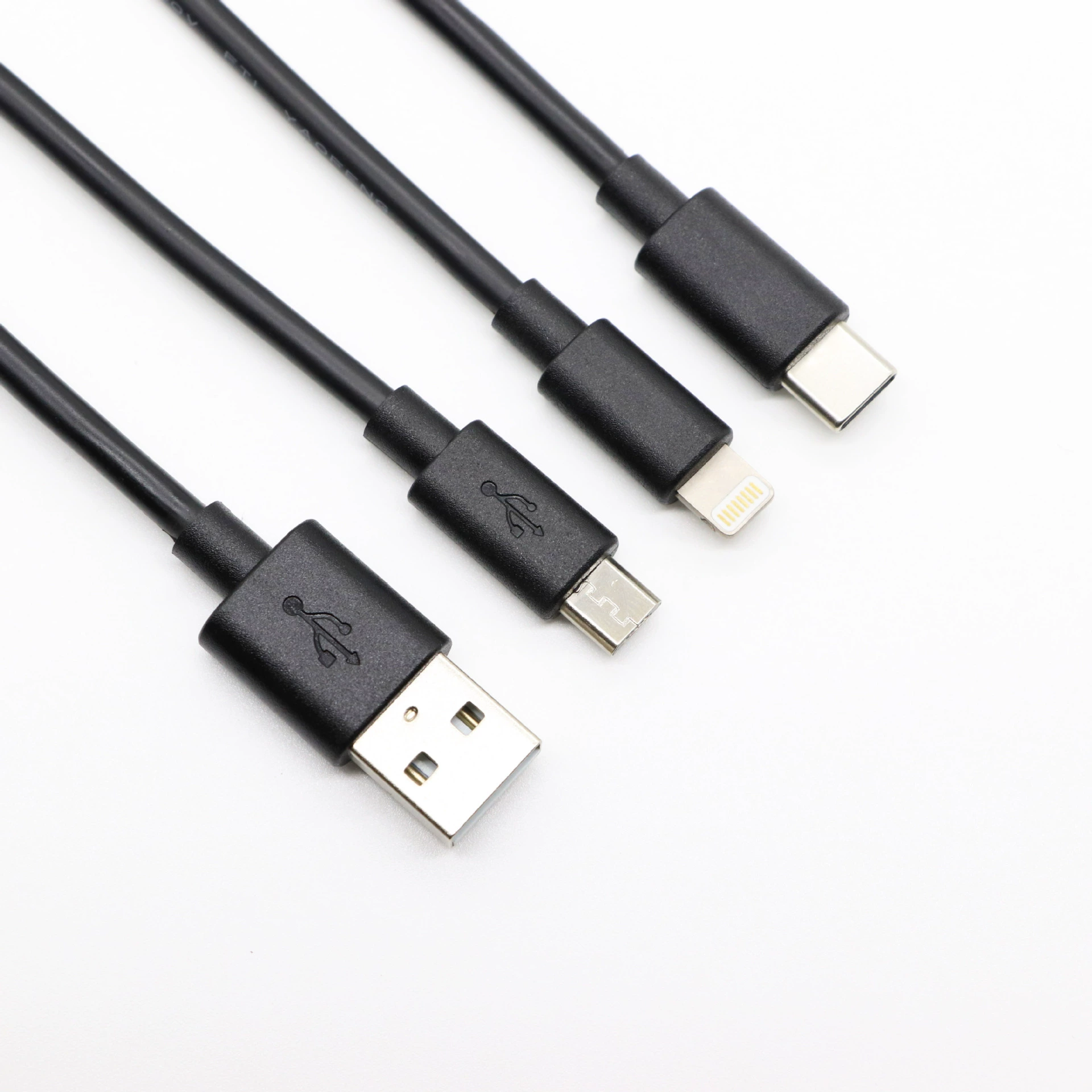 USBAM to MicrosB5P Male Data Charging Cable USB Charging 3A Large current
