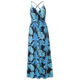2025 European and American Spring and Summer New dress Bohemian Floral Sling Dress Amazon Foreign Trade Women's plus size