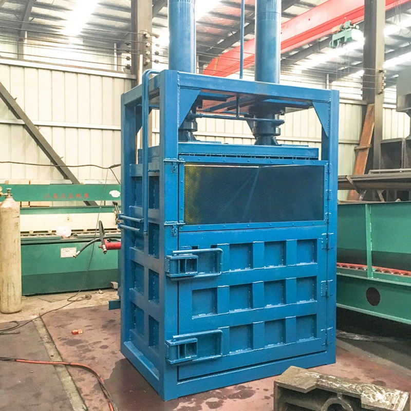 Вертикальный гидравлический пресс для оболочек бумаги, машина для обвязки пластиковых пакетов, старая машина для сжатия шин