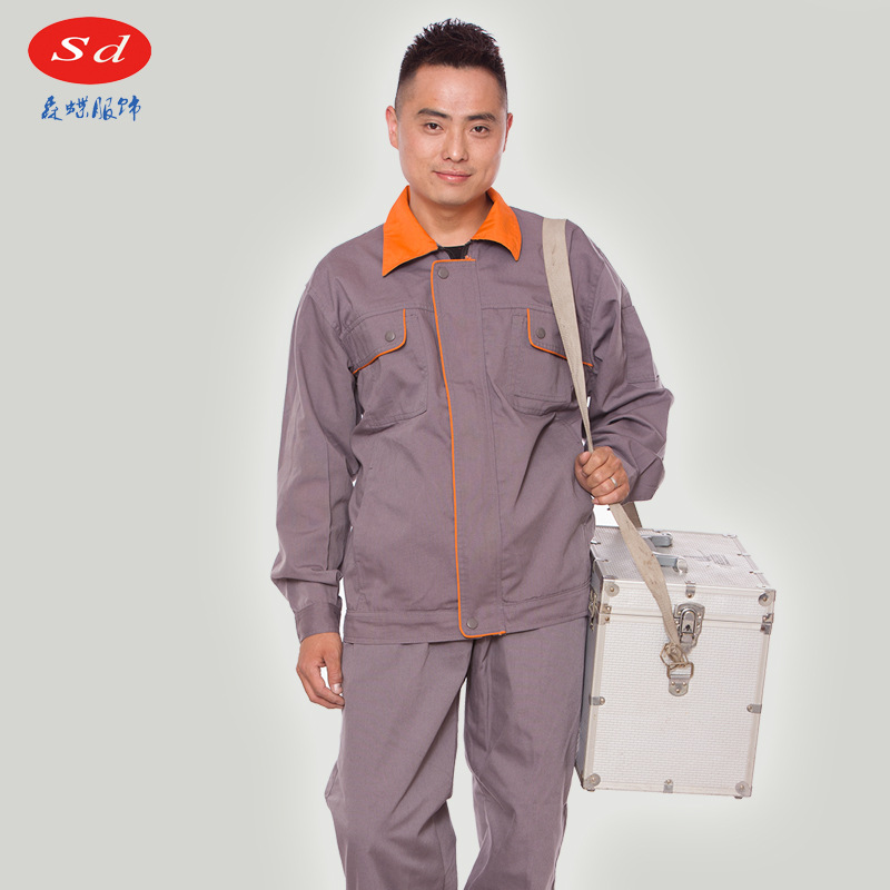 工作服 涤棉磨毛珠帆工作服 涤棉磨毛套装工作服厂家批发工作服