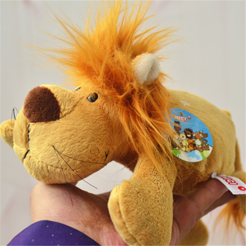 Lindo Animal de la selva de peluche de juguete mentira muñeca elefante León ciervo mono muñeca niños muñeca de trapo hembra