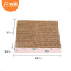 Factory direct selling cat toy toy corrugated paper cat grip large square cat claw board cat grinding claw device