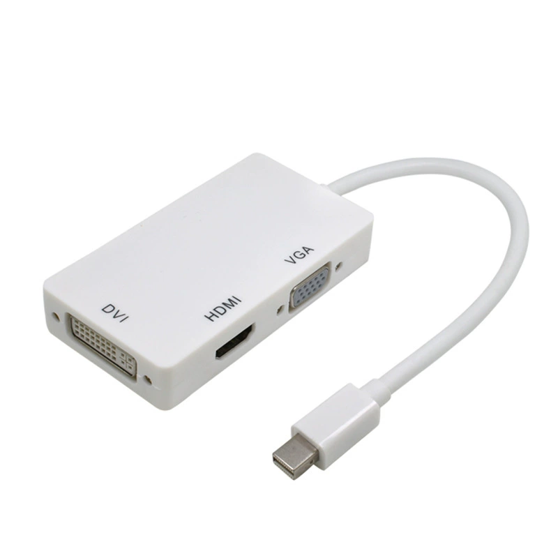 Mini DisplayPort на VGA кабель для ноутбуков Apple, HDTV конвертер видео, DVI переходник