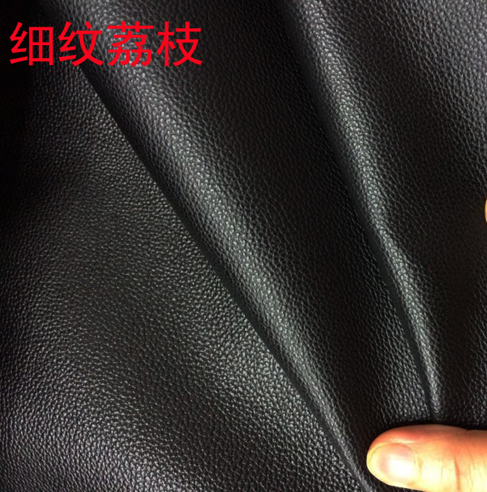 Supply new fine lychee pattern half PU leather/spot sofa leather…