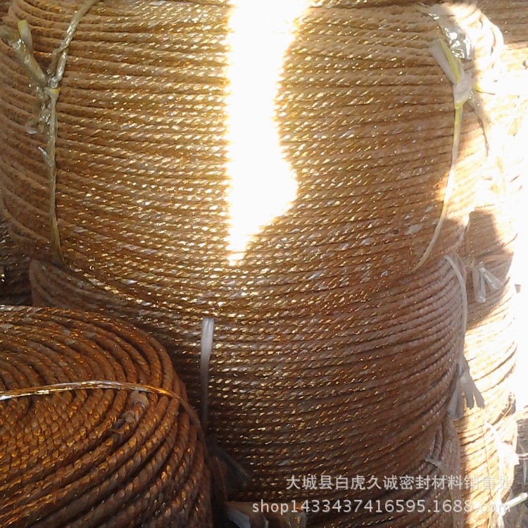 现货批发黄金绳  塑料黄金绳 打包绳    大棚压膜绳加工定