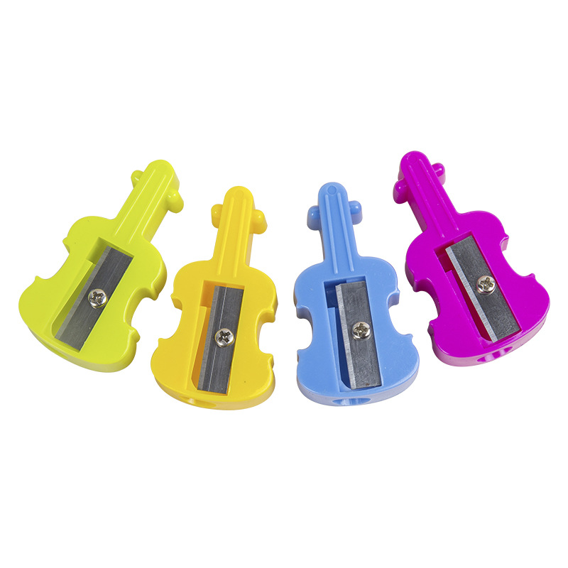 PS1017 Sacapuntas de lápiz de dibujos animados guitarra coche caramelo forma sacapuntas Sacapuntas de lápiz creativo sacapuntas estudiante pequeño sacapuntas