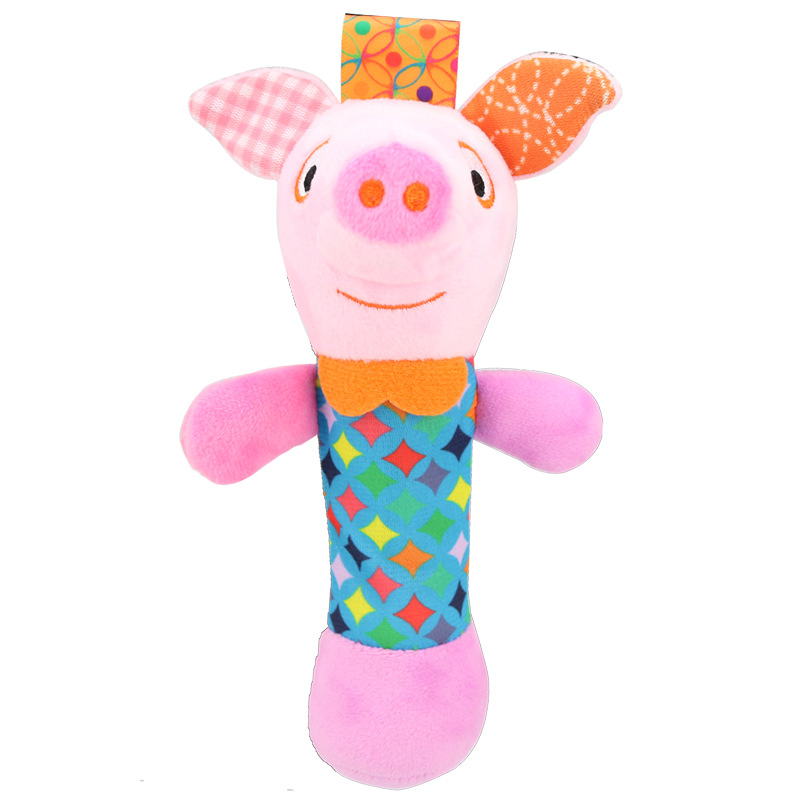 Juguete de mano con animal y sonajero Earthmama para bebés - Incluye dispositivo con sonido, muñeca calmante, venta al por mayor