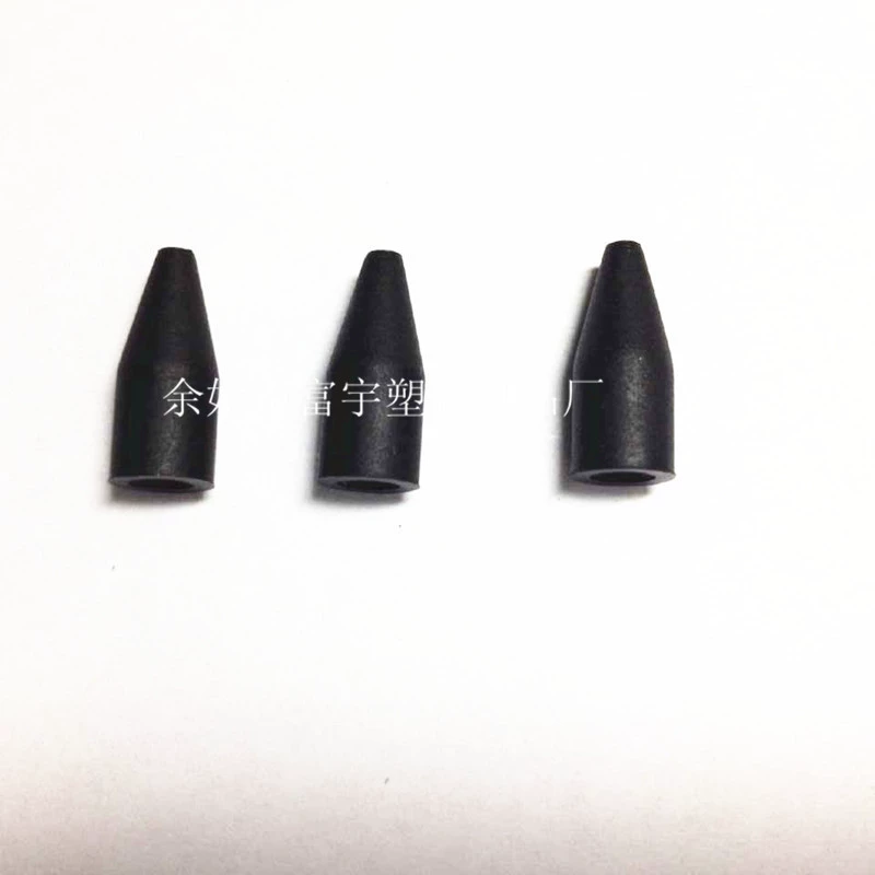 Производитель изготовил на заказ нестандартный черный резиновый хвостовой рукав оптоволоконного разъема 5,65*13,5 PIN.