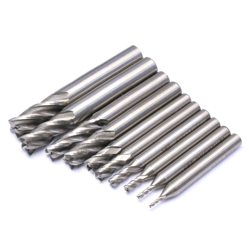 Guiyang Southwest Public British -made four -blade super -hard straight handle and milling cutter 4 tooth metal wood copper aluminum milling cutter