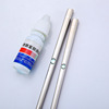 Colorful chopsticks stainless steel home use, square metal tableware, anti-scald, Birthday gift